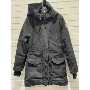 Authentic Canada Goose TRILLIUM 6550L Parka jacket Women's SIZE M Black No fur